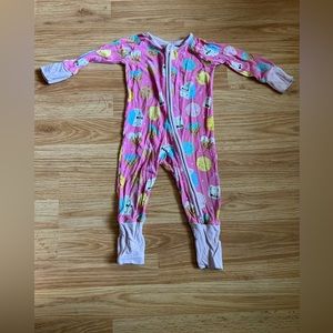 Little Sleepies milk and cookies zippy